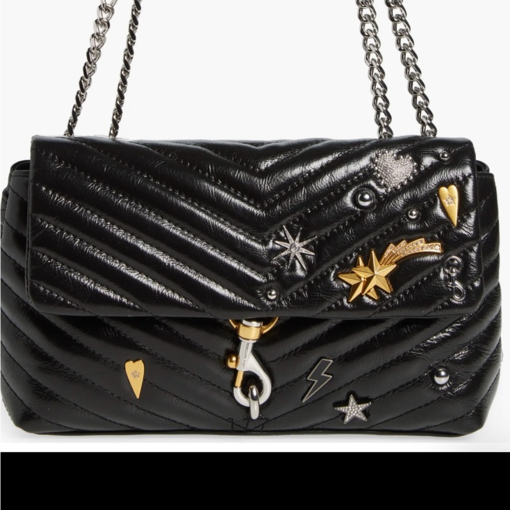 Black Quilted Designer Shoulder Bag